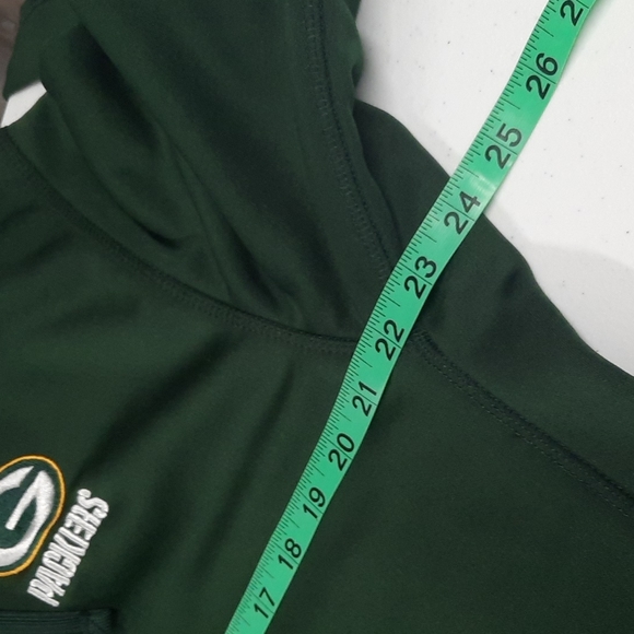 Green Bay Packers Green Hoodie Men's Size Large NFL Football Sports Superbowl - Picture 6 of 7